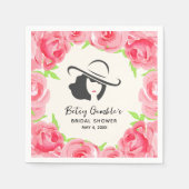 Big Pet Lady Rozen Derby Vrijgezellenfeest Servet (Voorkant)