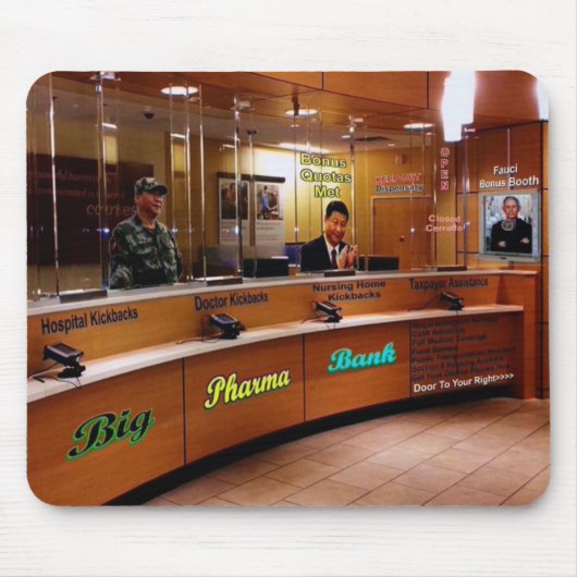 Big pharma bankheupist muismat (Voorkant)