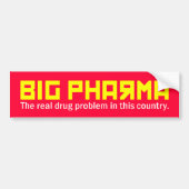 big pharma bumpersticker (Voorkant)