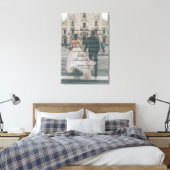 Big Photo Wedding Gift Script Calligraphy Vows Canvas Afdruk (Insitu (Slaapkamer))