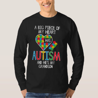 Big Piece heeft Autism Grandson Awarenes T-shirt