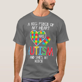 Big Piece heeft Autism Niece Bewust A T-shirt