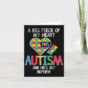 Big Piece heeft Autisme Nephew-bewustzijn Kaart