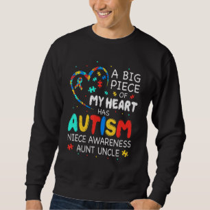 Big Piece Of My Heart Has Autism Niece Awareness A Trui