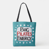 Big Pilates Energy Canvas tas (Achterkant)