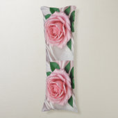 Big Pillow Roos en zijde Lichaamskussen (Voorkant Verticaal)