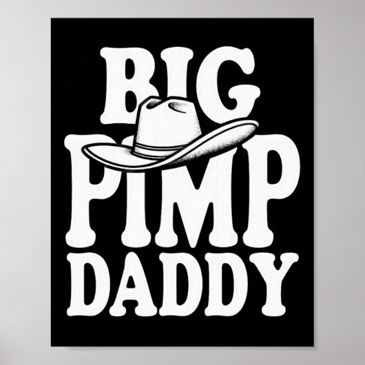 Big Pimp Daddy Halloween kostuum Poster (Voorkant)