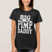 Big Pimp Daddy Halloween kostuum T-shirt (Voorkant)