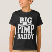 Big Pimp Daddy Halloween kostuum T-shirt (Voorkant)