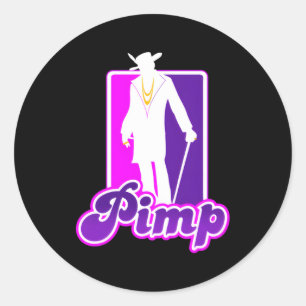 Big Pimp Ronde Sticker