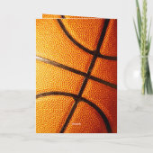 Big Pimplicy Oranje basketbal, Verjaardag Kaart (Achterkant)