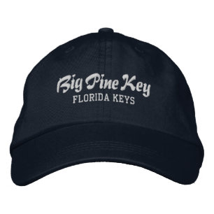 Big Pine Key Florida geborduurde honkbalhoed Pet