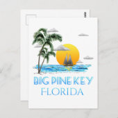 Big Pine Key Florida Keys Sailing Briefkaart (Voorkant / Achterkant)