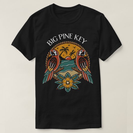 Big Pine Key Florida Keys T-shirt (Design voorkant)