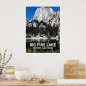 Big Pine Lake Reisposter Poster (Keuken)