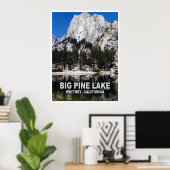 Big Pine Lake Travel Poster (Thuiskantoor)