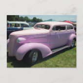 Big Pink Car Briefkaart (Voorkant)