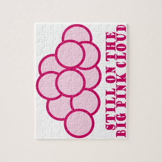 Big Pink Cloud Legpuzzel (Verticaal)