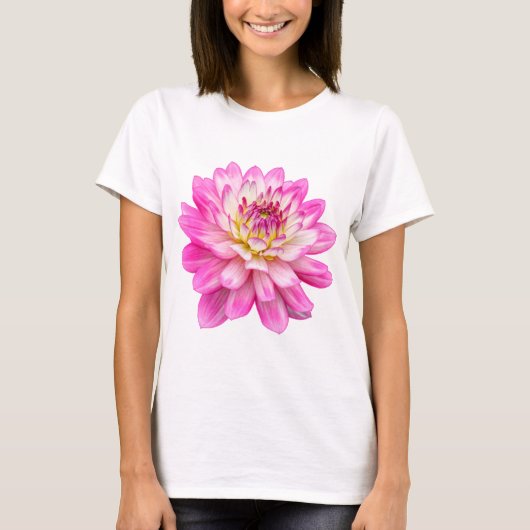 Big Pink Dahlia T-shirt (Voorkant)