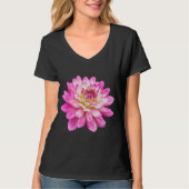 Big Pink Dahlia T-Shirt (Voorkant)