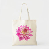 Big Pink Dahlia Tote Bag (Voorkant)