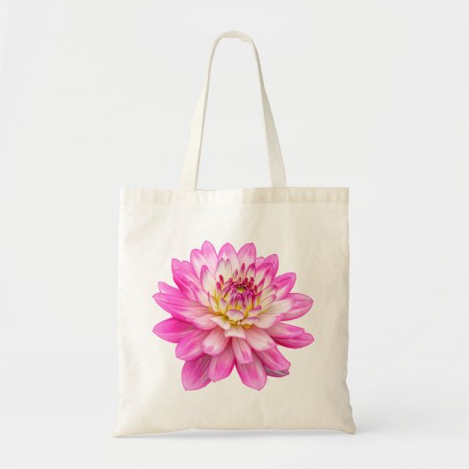 Big Pink Dahlia Tote Bag (Voorkant)