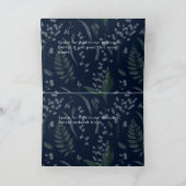 Big Pink Daisy Dark Happy Birthday Aangepaste naam Kaart (Binnen)