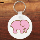 Big Pink Elephant Sleutelhanger (Voorkant)