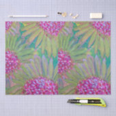 Big Pink Flowers Tissue Paper Tissuepapier (Craft)