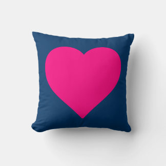 Big Pink Heart Kussen
