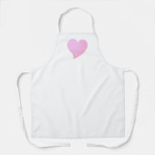 Big Pink Heart, Love, white Schort (Voorkant)