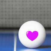 Big Pink Heart Ping Pong Ball (Net)