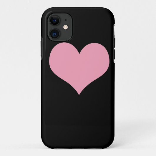 Big Pink Love Heart Case-Mate iPhone Case (Achterkant)
