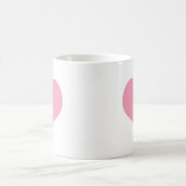 Big Pink Love Heart Koffiemok (Center)