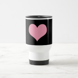 Big Pink Love Heart Reisbeker