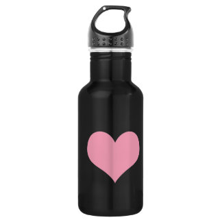 Big Pink Love Heart Waterfles