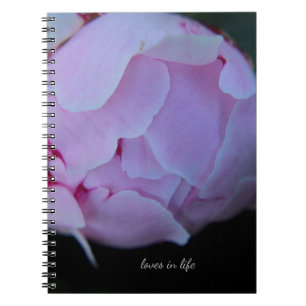 Big Pink Peony Bud Notitieboek