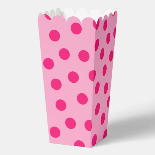 Big Pink Polkadotted Bedankdoosjes (Voorkant)