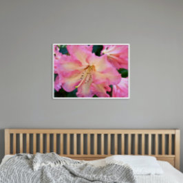 Big Pink Rhododendron Bloom Floral Perfect Poster