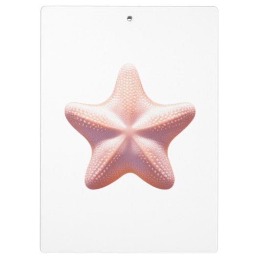 Big Pink Starfish Klembord (Achterkant)
