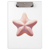 Big Pink Starfish Klembord (Voorkant)