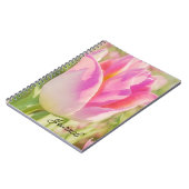 Big Pink Tulip Art Garden Journal Notitieboek (Linkerzijde)