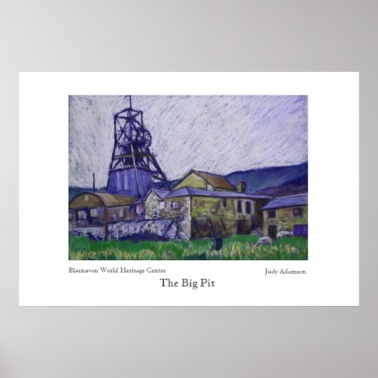 Big Pit Poster/Print Poster (Voorkant)