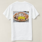 Big Pizza Image - Delicious Food Illustration T-shirt (Design achterkant)