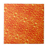 Big Pizza Pattern Tegeltje (Voorkant)