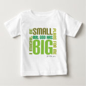 Big Plans Christelijk baby t-shirt (Voorkant)