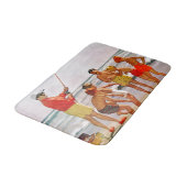 Big Pole Little Fish van Richard Sargent Badmat (Gekanteld)