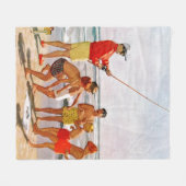 Big Pole Little Fish van Richard Sargent Fleece Deken (Voorkant (Horizontaal))