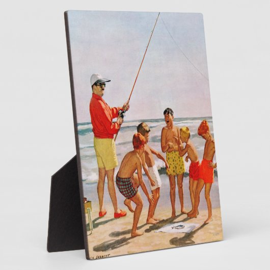 Big Pole Little Fish van Richard Sargent Fotoplaat (Zijkant)