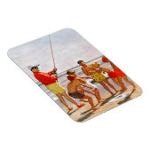 Big Pole Little Fish van Richard Sargent Magneet (Rechterzijde)